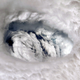 The view of Hurricane Dorian’s eye from the International Space Station.